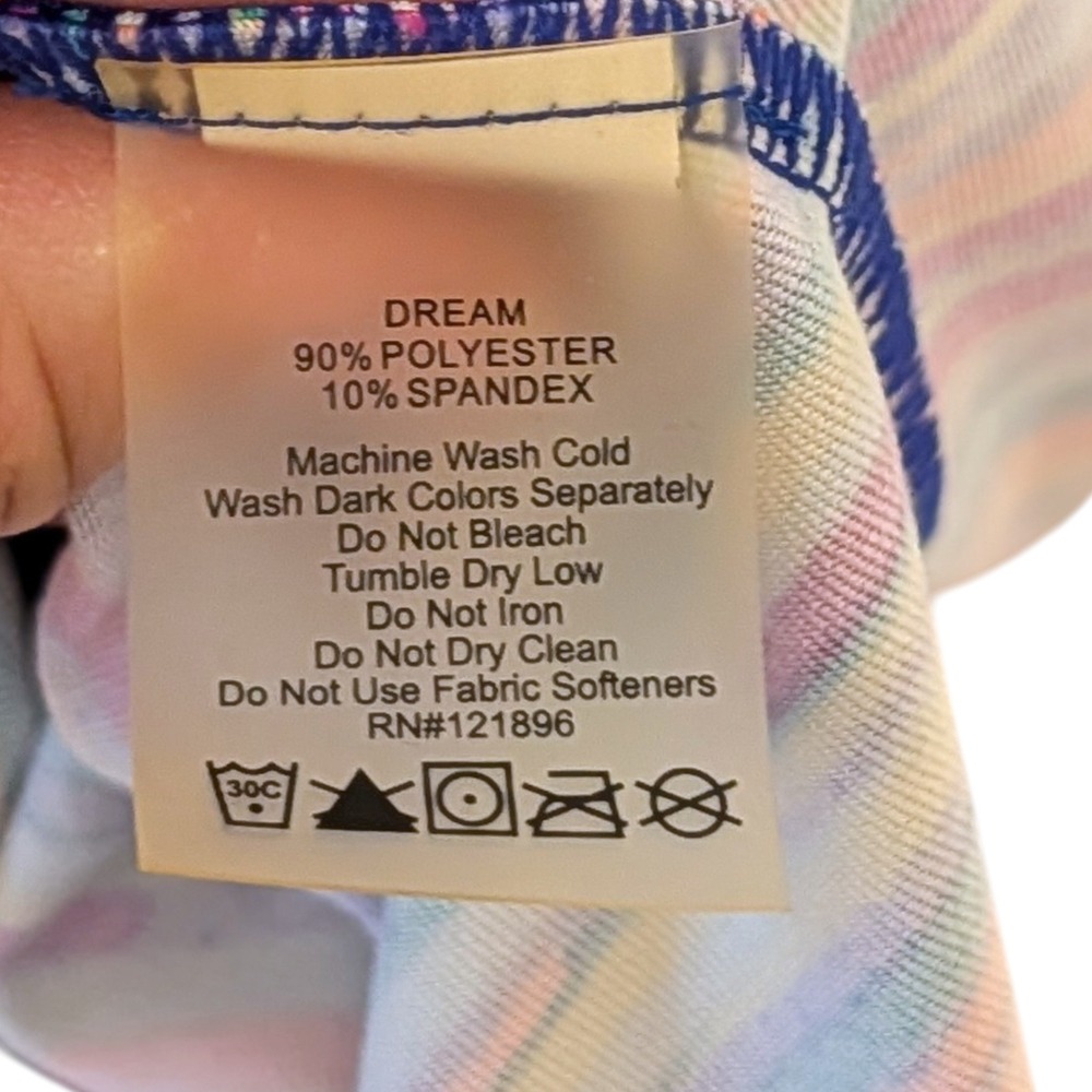 Title Nine Dream Dress Rainbow Womens Medium Striped Sleeveless Athletic - Picture 8 of 9